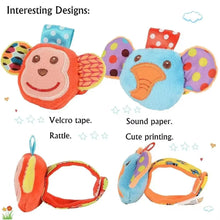 0-12 Months Baby Toy Baby Rattles Toys Animal Socks Wrist Strap +Rattle Kids Foot Socks Bug Wrist Strap Baby Socks Pacifier Toys
