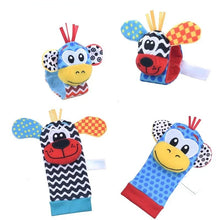 0-12 Months Baby Toy Baby Rattles Toys Animal Socks Wrist Strap +Rattle Kids Foot Socks Bug Wrist Strap Baby Socks Pacifier Toys