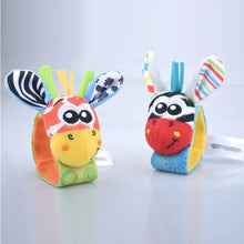 0-12 Months Baby Toy Baby Rattles Toys Animal Socks Wrist Strap +Rattle Kids Foot Socks Bug Wrist Strap Baby Socks Pacifier Toys