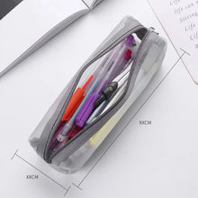 Mesh Pencil Case Transparent Pens Pouch Cute Simple Aesthetic Bag Organizer Office School Supplies for Student Stationary